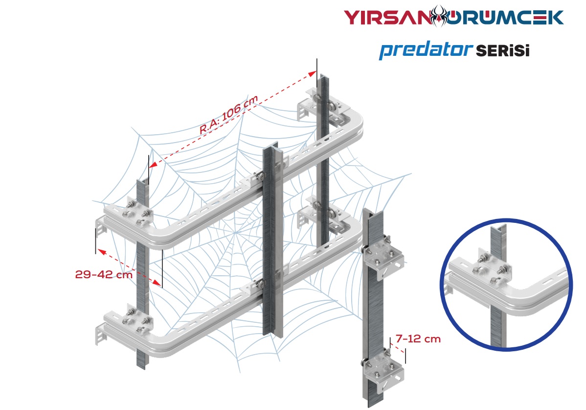 YRS - 27 - 03 Yırtıcı Yandan Ağırlık Sistemi (1060mm)